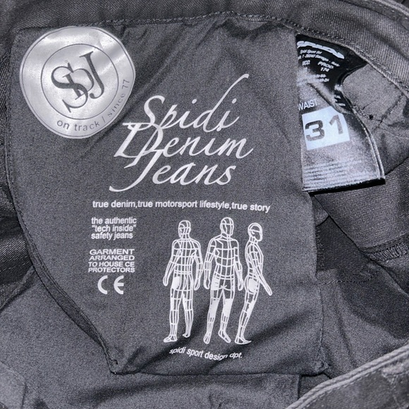 Spidi padding moto Crew Demin Jeans size 31 - Picture 3 of 10